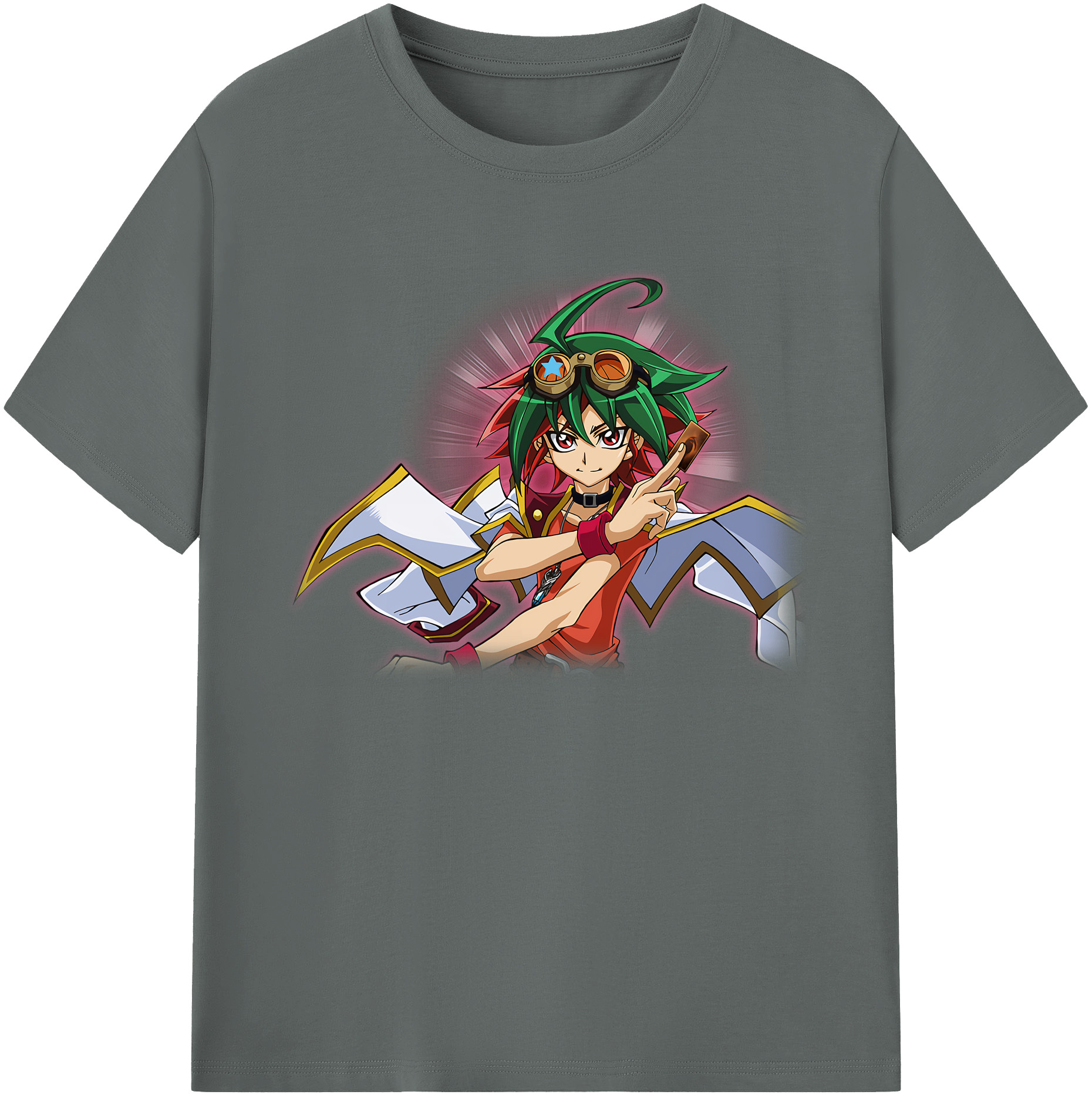（画像用） 遊☆戯☆王 Yu-Gi-Oh! 綿100％ メンズ半袖Tシャツ｜肌触りやわらか＆通気性